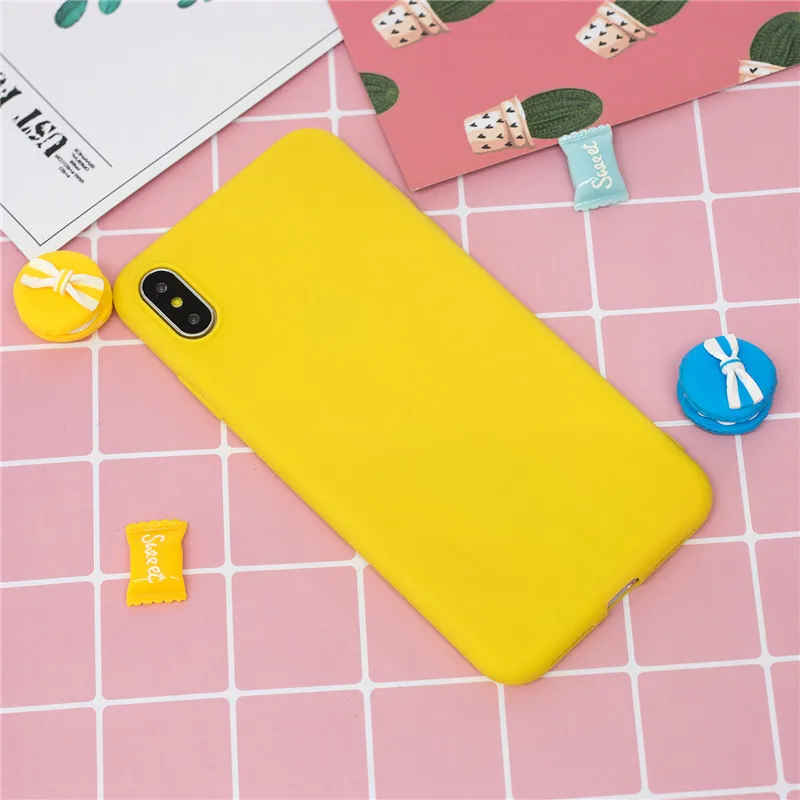 8 Конфеты Макаруны Цвет чехол для телефона для Xiaomi mi F1 5X 6X A2 lite S2 Red mi K20 GO 4X 5A 5 Plus 6A 7A 8A Note 4 5A для детей 5, 6, 7, 8 Pro 8T - Цвет: 8