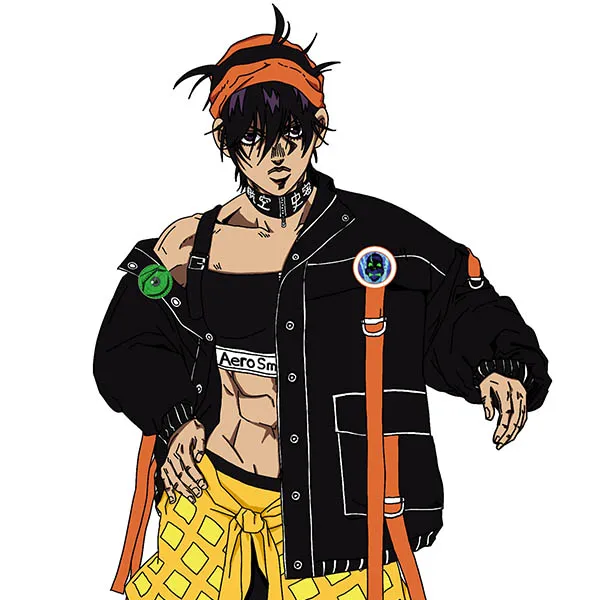 Anime JoJo's Bizarre Adventure Golden Wind Narancia Ghirga Cosplay Costume Coat Autumn Winter Unisex Casual Overcoat image 2