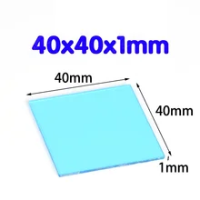 40*40*1mm Insulated Glass Colored Optical Glass Plate Squares Customizable Spectral Absorption Glass Filter tanie i dobre opinie NoEnName_Null NONE CN (pochodzenie) Spectral absorption glass Insulated glass Other If need other size Please contact me