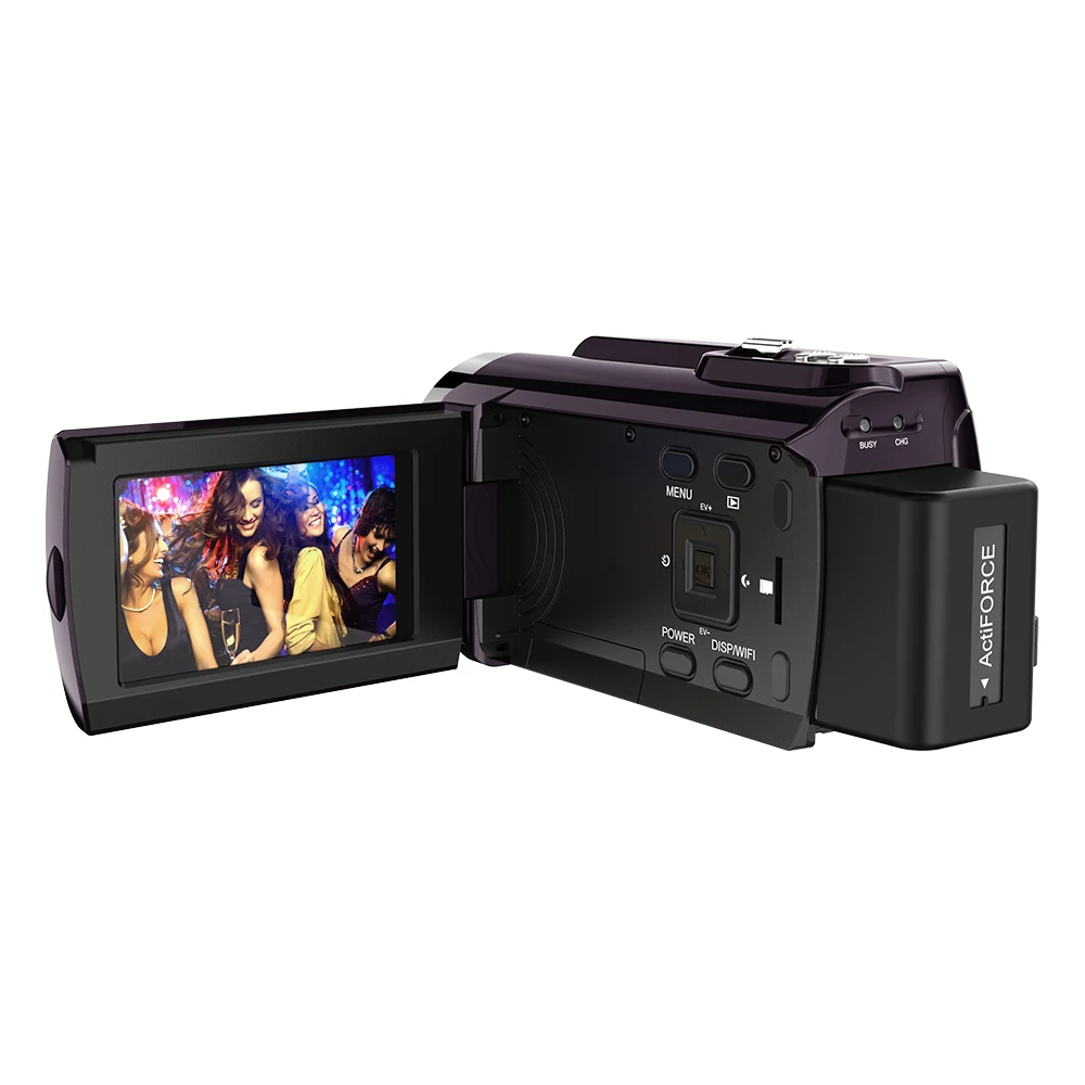 Andoer HDV-534K 4K 48MP WiFi Digital Video Camera 1080P Full HD Novatek 96660 Chip 3inch Capacitive Touchscreen