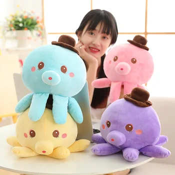 

25cm Cute Octopus Plush Toys Stuffed Lovely Sea Animals Dolls Soft Baby Appease Pillow for Children Kids Girls Christmas Gifts