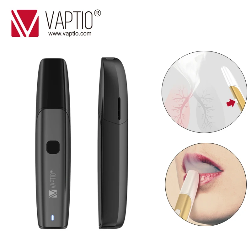 

Vaptio C Flat 15W VAPE KIT Electronic Cigarette 1.5ml atomizer Over vaping Protection 350mah battery USB Charge 1.0ohm ecig kit