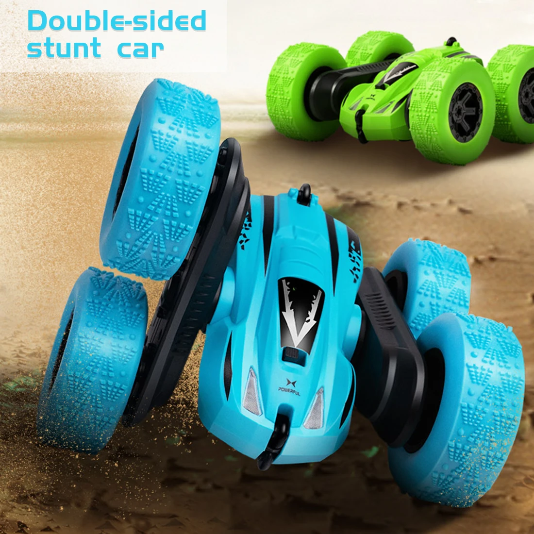 

Stunt Economical Flat High Speed 3D Drift Off-Road Vehicle Radio Remote Control 2.4G 4Ch Rc Car Deformation Buggy Roll Machine