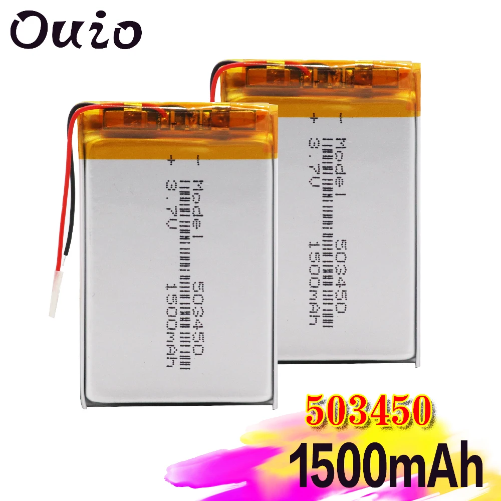 1500 мА/ч 543450 3 7 V литий-полимерный Перезаряжаемые Батарея Li-Ion 503450 523450 для смарт
