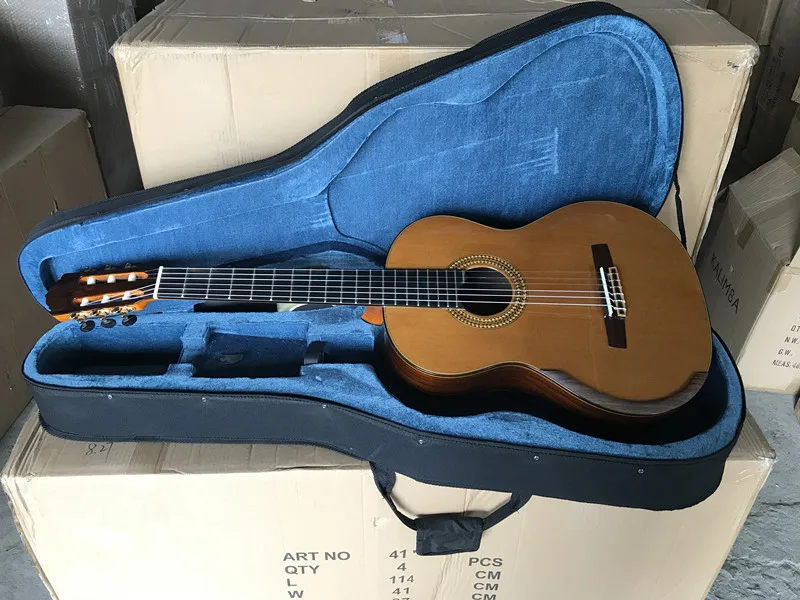 Cedar top Цена Высококачественная твердая Высшая категория Smallman Классическая гитара SC097S - Цвет: Cedar top