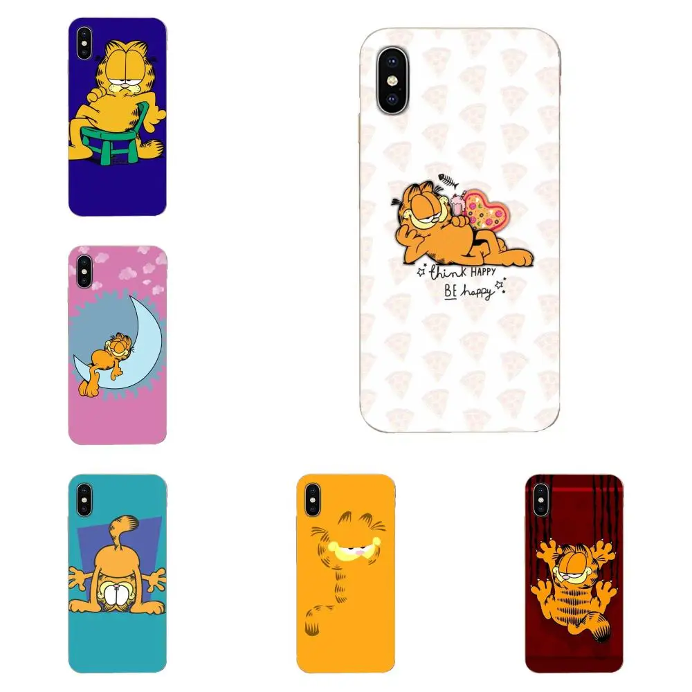 Гарфилд силиконовый чехол для телефона Xiao mi 3 4 4C 4i 5 5S 5X6 6X8 SE Pro Lite A1 Max x 2 Note