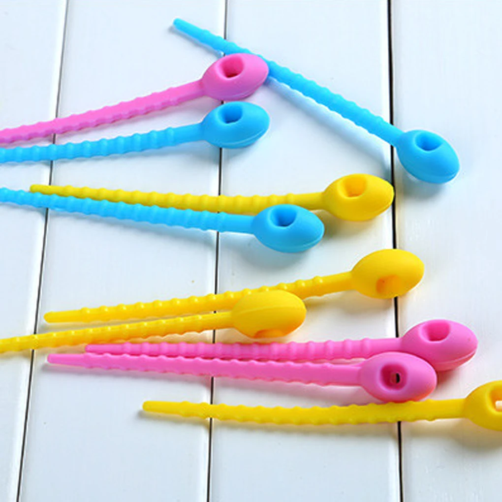 5pcs-10-8-cm-silicone-bag-clips-fresh-snack-food-storage-bag-clip
