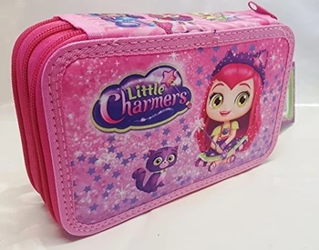 

Astuccio 3 Zip Little Charmers - Corredo Scolastico Completo