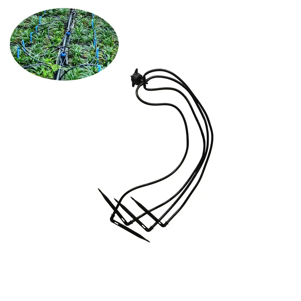 

4 set Garden irrigation Dripper 4-Way Curved Arrow Drip System Equipped With 2L,4L,8L Steady Flow Device