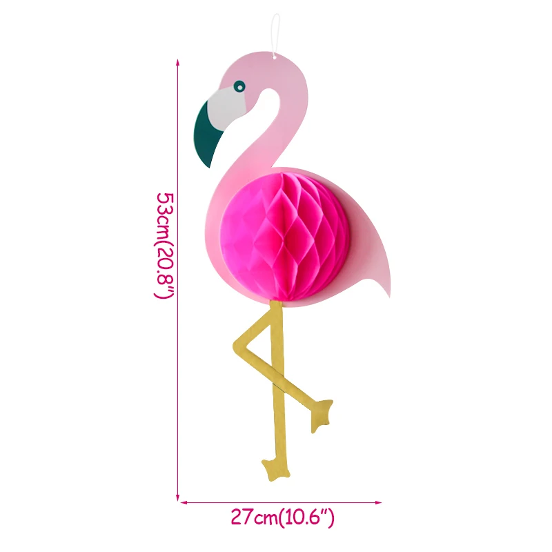 1pc hanging decor Joy-EnlifeTop вечерние баннеры одноразовая салфетка для посуды принадлежности для дня рождения тропические Алоха пальмовые воздушные шары с листьями Фламинго Декор - Цвет: 1pc hanging decor
