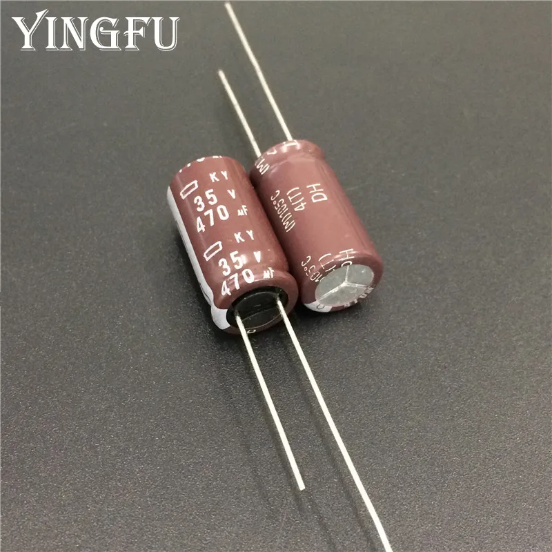10 шт. 470 мкФ 35 в NIPPON NCC серия KY 10x20 мм низкое сопротивление длительный срок службы