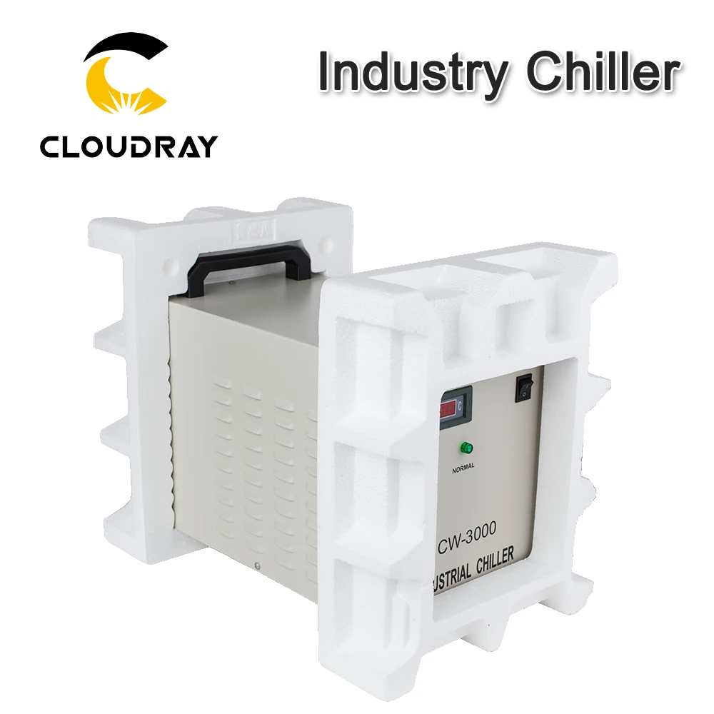 Cloudray S& A CW3000 промышленный охладитель воды для CO2 лазерной гравировки резки охлаждения 60 Вт 80 Вт лазерной трубки DG110V AG220V