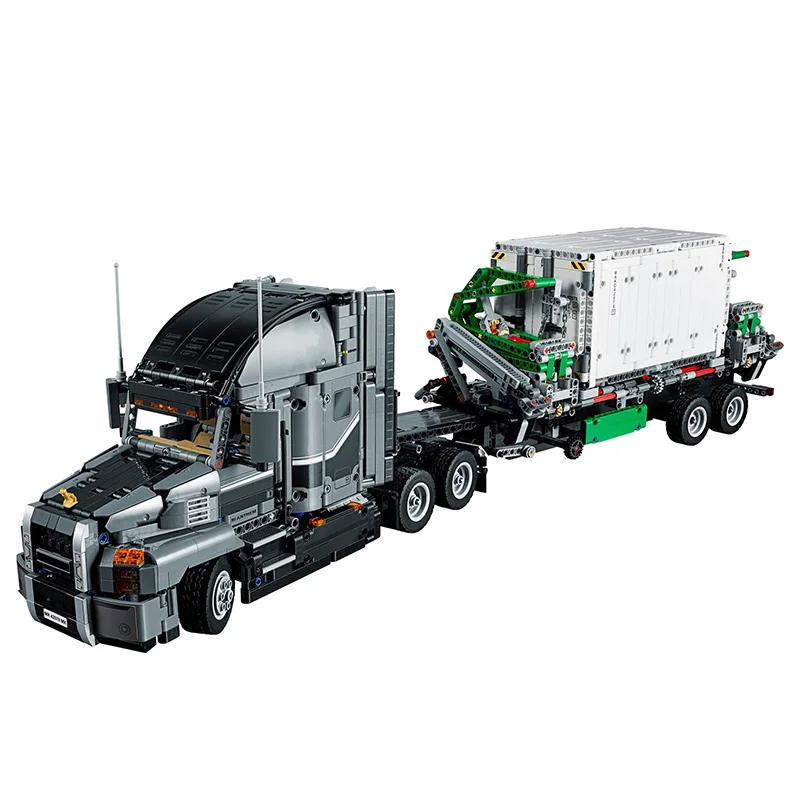 US $103.58 2In1 Technic Mark Anthem Lr Garbage Truck Compatible 42078 Toys Building Blocks Modular Bricks Kids Christmas Birthday Gift