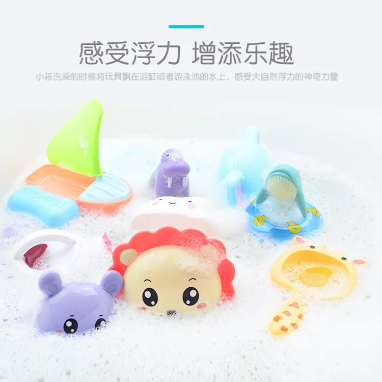 Детские игрушки для ванной, водные игрушки, водная стружка, ПВХ кукла, развивающие игрушки для детей, 2