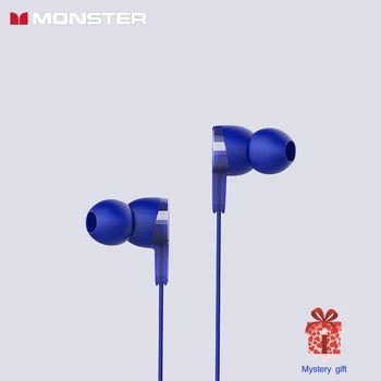 

Monster Honor Earphone AM15 3.5mm In-Ear Wired Headphones with Remote and Microphone Control 1.2m For Honor 8X Honor 10 Lite