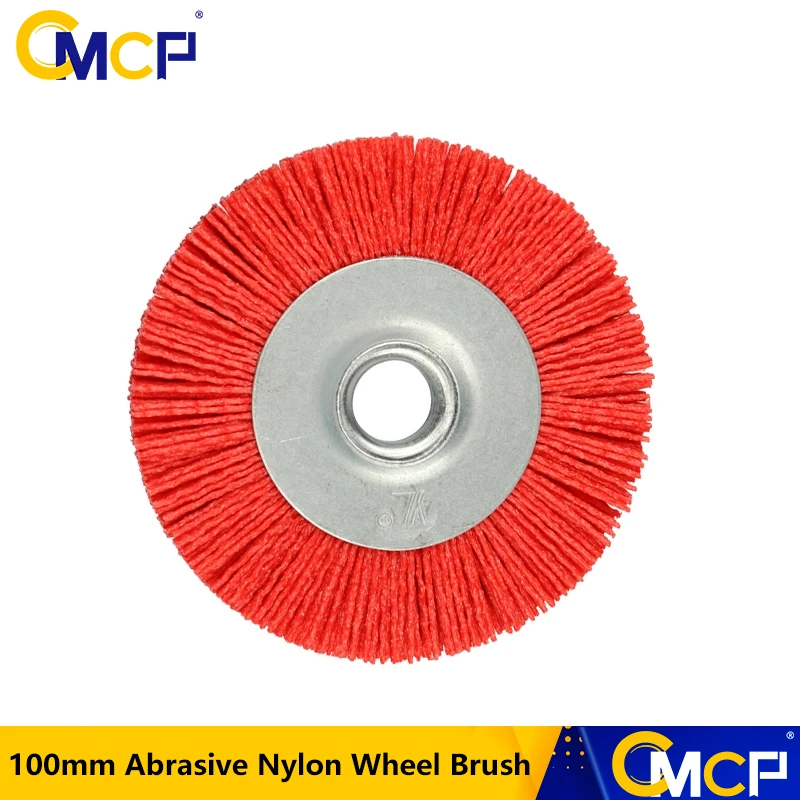 100mm Abrasive Nylon Wheel Brush For 2as Key Cutting Machine Polishing