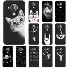 

Space Moon Painted Case For Nokia 7.3 Case Soft Silicon Back Cover For Nokia 5.4 3.4 2.4 1.4 3.2 4.2 5.1 7.3 1.3 Fundas Nokia7.3