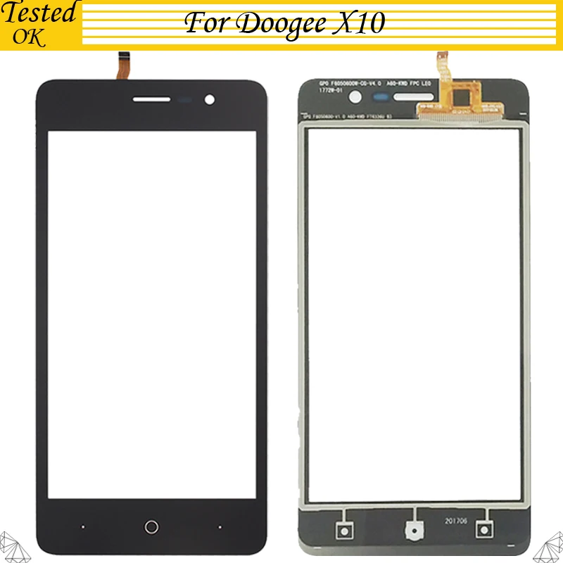 Сенсорный экран 5 0 дюйма Для Doogee X10 X 10 дигитайзер переднее стекло сенсорная