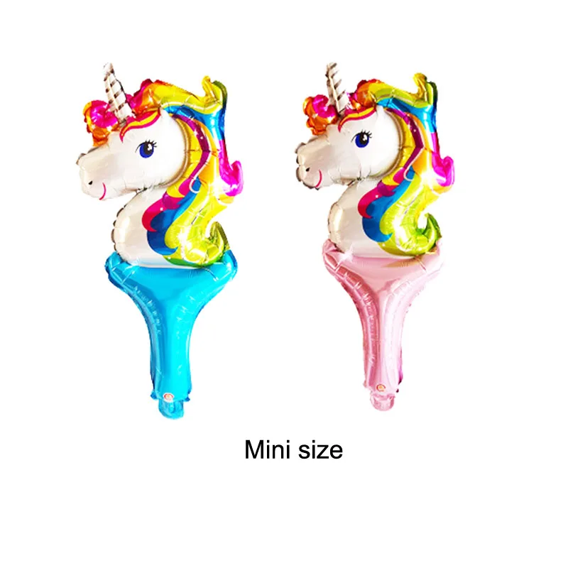 20pc unicorn 20 шт./партия вечерние воздушные шары стиль ручной жевательный воздушный шар с Минни-Маус Немо София Белль Эльза фольги воздушные шары для шарики ко дню рождения - Цвет: 20pc unicorn
