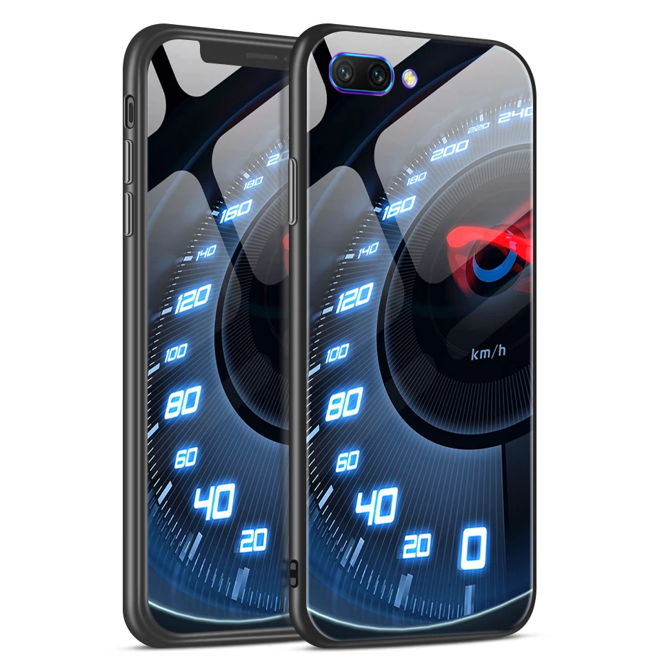 H141 Для huawei Honor 10/10 Lite звездный узор Роскошный чехол из закаленного стекла для Honor 10lite полный защитный противоударный жесткий чехол - Цвет: H141
