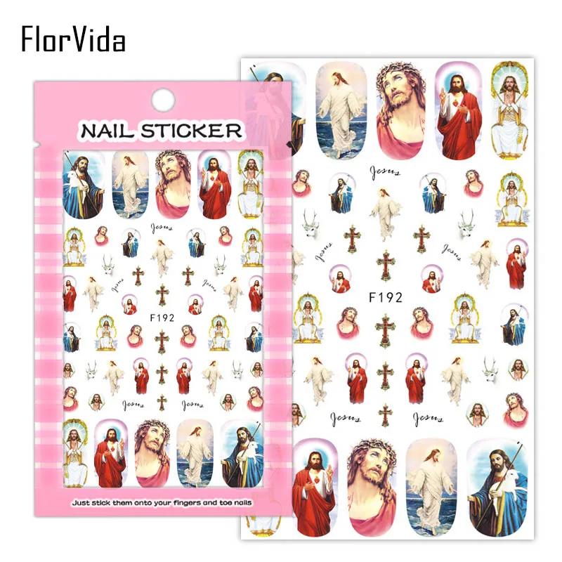 F192 FlorVida F189-206 наклейки для ногтей цветок Одуванчик узор черный золотой переводной дизайн для маникюра ногтей - Цвет: F192