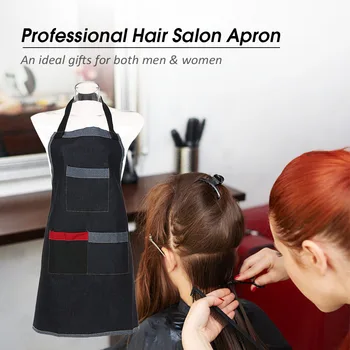 

Professional Hair Salon Kitchen Cooking Barber Apron Working Apron for Hair Cutting Dyeing Coloring Styling Accessories Tools