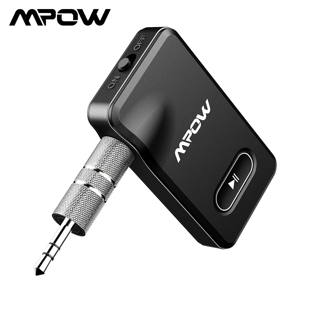 Mpow BH129 Bluetooth Audio Empfänger V 5,0 Wireless Adapter mit CVC 6,0 Noise Cancelling Mic Freisprechen Dual Link für auto