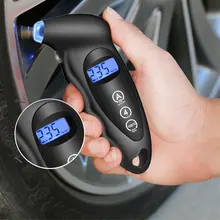 Цифровой манометр для шин, измеритель давления для велосипедов, велосипедов, автомобильных шин, диагностический инструмент, 0-150 фунтов/кв. дюйм, подсветка, ЖК-дисплей, датчик давления воздуха, тестер