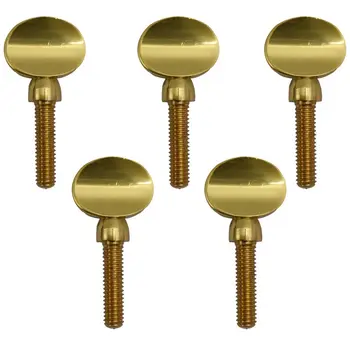 

Super sell-Gold Copper Clarinet Saxophone Sax Neck Tightening Screws Soprano Alto Tenor Woodwind Instrument Parts Pack of 5
