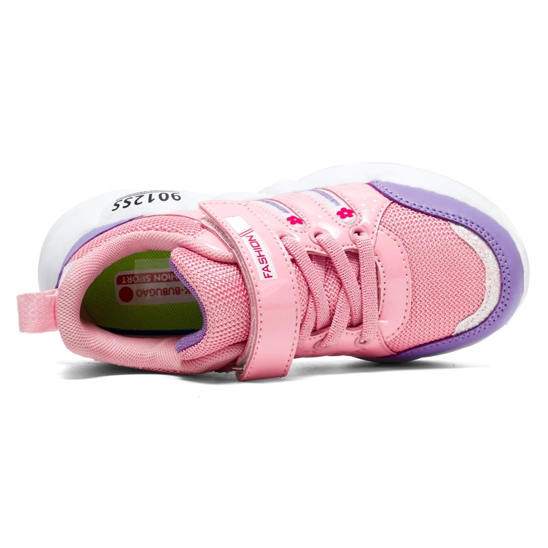 Spring Girl Luxury Brand Shoes Mesh Breathable Girls Walking Sneakers Anti Slip Kids Sport Shoes Cheap Running Shoes Girls