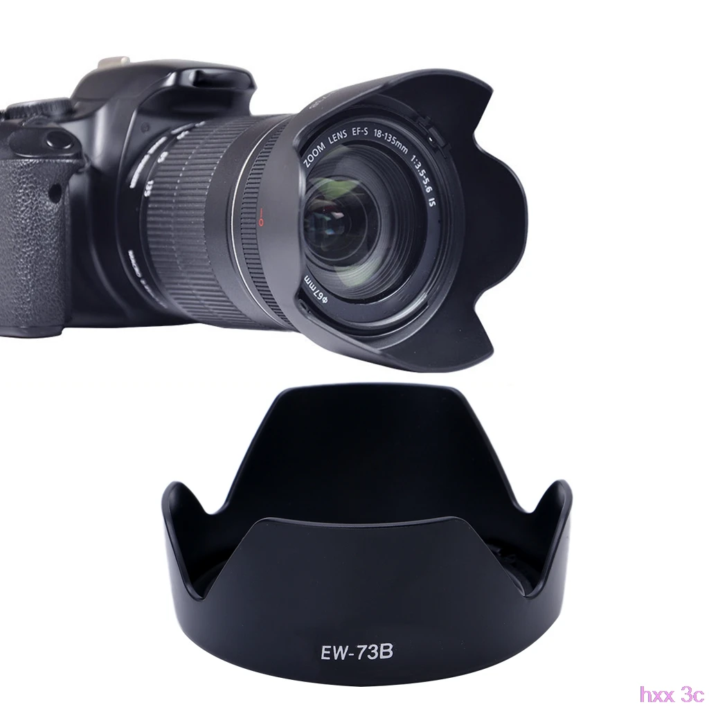 Camera Lens Hood Canon EF-S 18-135mm F3.5-5.6 IS EW-73B