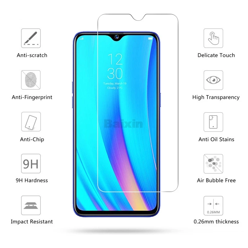 Baixin 9H HD закаленное стекло для OPPO Realme X2 Pro Защитная пленка для экрана на OPPO Realme XT