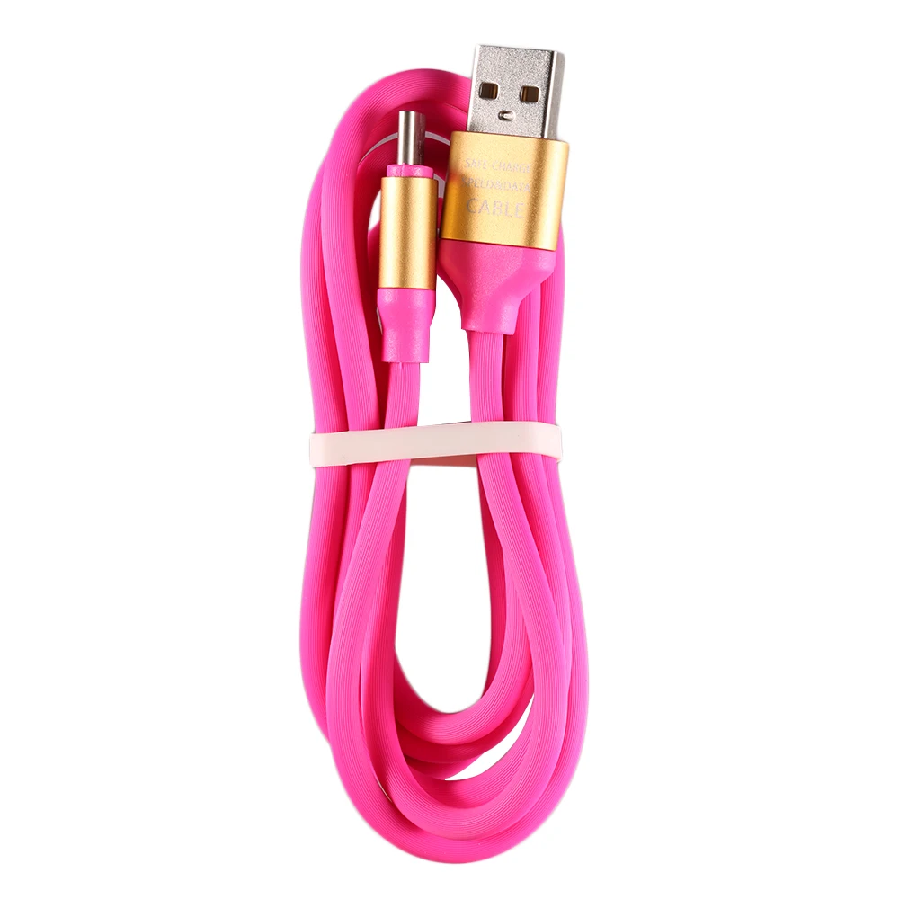 Durable Stylish Bright Color Design 1.2 m Long Type-c Micro USB Data Charger Cable Reliable And Fast Speed | Электроника