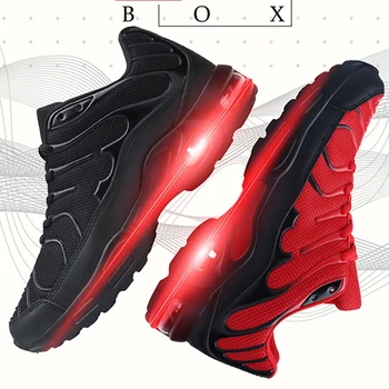 

Mesh Sneakers Man Air Cushion Mens Shoes Casual Light Zapatos De Hombre Spring Autumn Summer Tenis 46 Street Trend Drop Shipping