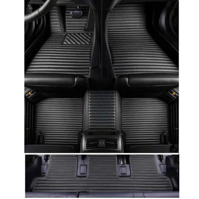 Custom special car floor mats + trunk mat for Mercedes Benz Vito W447 7 8 9 seats 2019 2014