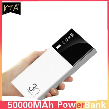 ワイヤレス充電器パワーバンク 30000mahのスマート電話急速充電器ポータブルpowerbank携帯電話の充電器