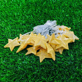 

Star String Lights Chrismtas Bulb Fairy String Mini Iron Lamp Plug in Christmas Garland Lights 20 LED Decorative Lights for Home