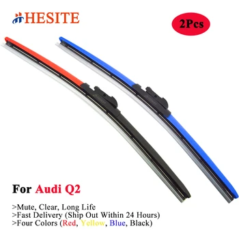 

HESITE Colorful Winshield Wiper Blades For Audi Q2 GAB Quattro Vehicle Accessories 2016 2017 2018 2019 2020 2Pcs Hybrid Wipers
