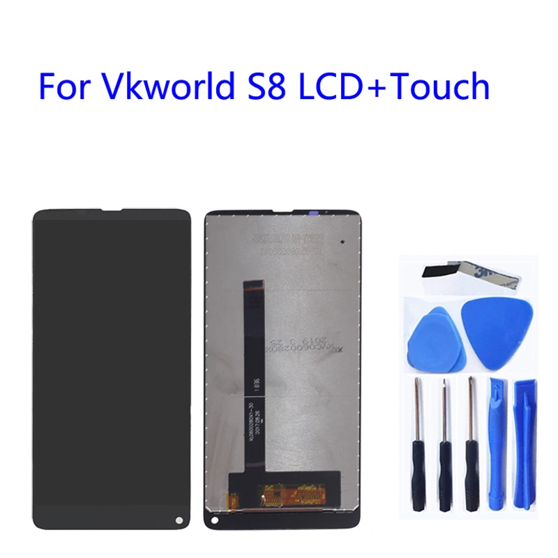 

Original display For VKworld S8 LCD display + touch screen digitizer Assembly for VKworld s8 LCD display repair parts