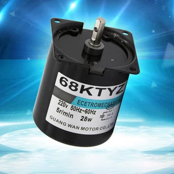 

Permanent Magnet Synchronous Gear Motor With Pure Copper Wire Metal Gears Constant Speed Motor