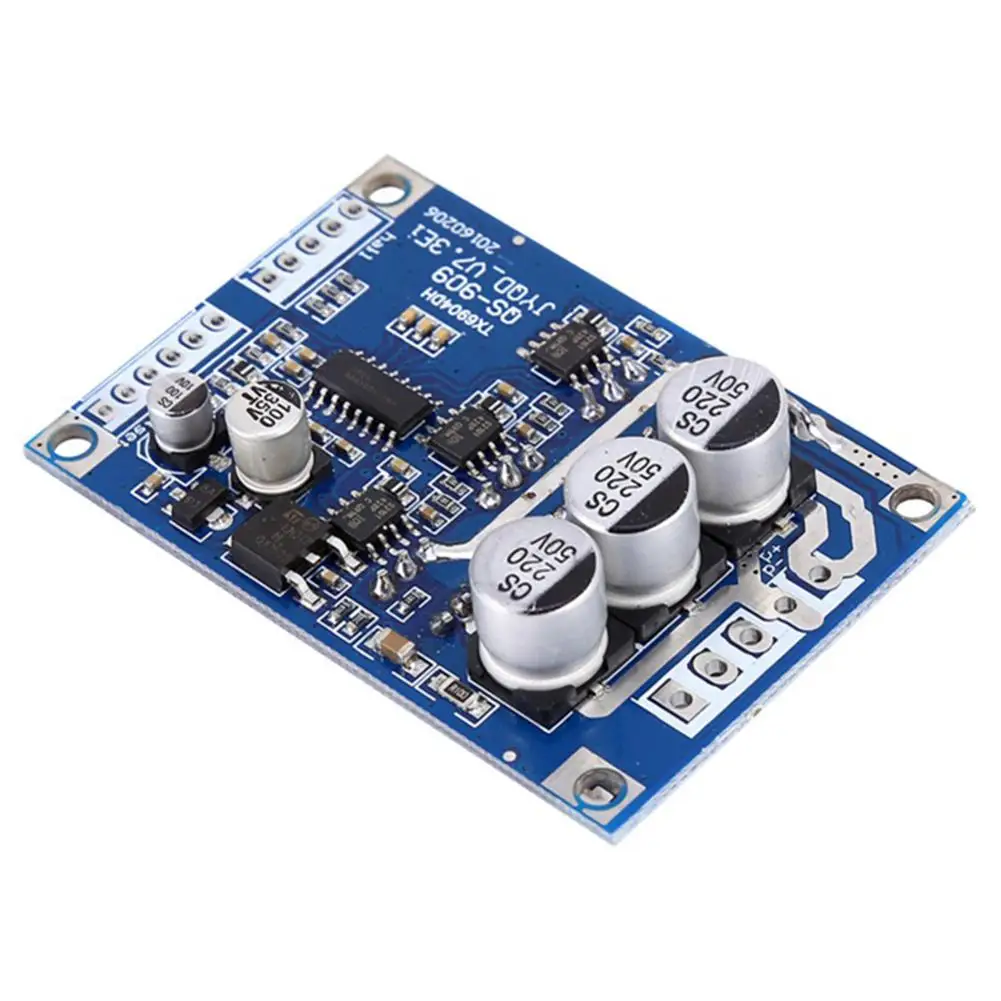 MeterMall DC 12V-36V 15A 500W Brushless Motor Controller Hall BLDC Driver Board Blue