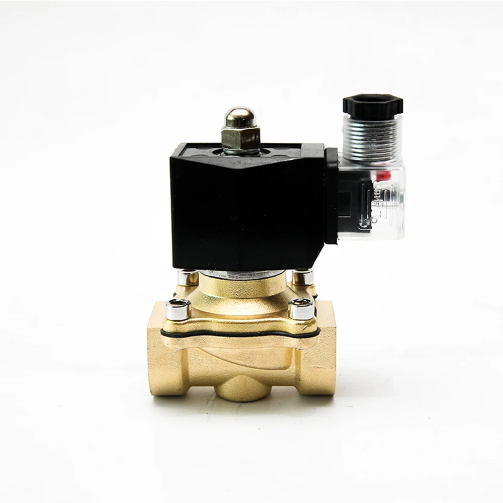 DN10 DN15 DN20 DN25 DN32 DN40 DN50 Brass IP65 Waterproof Liquid Solenoid Valve  Normally Closed  Normally Open Solenoid Valve