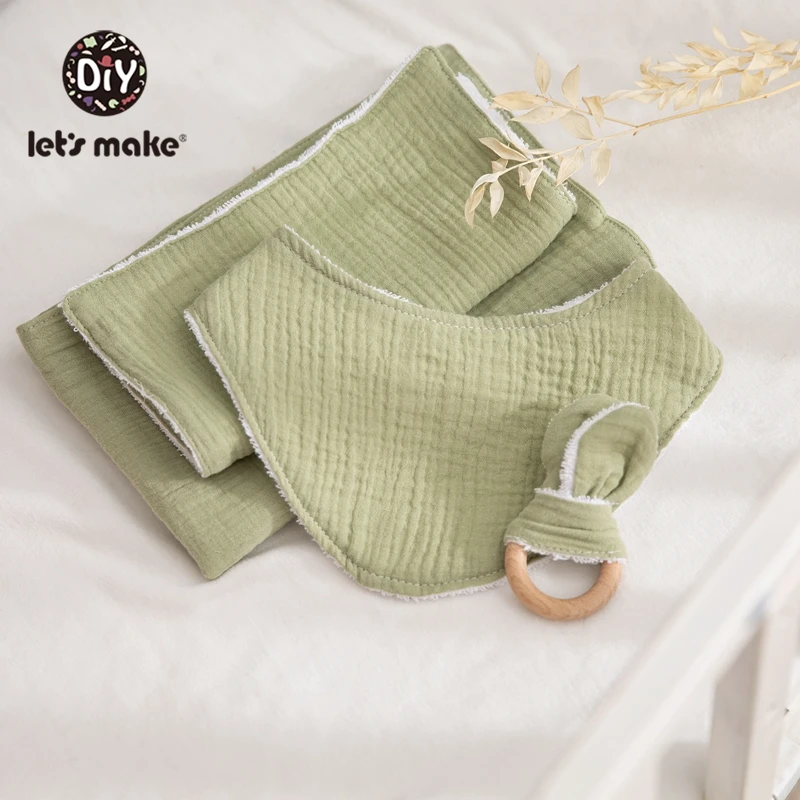 

Let's Make Baby Bath Toy Set Baby Bath Toy Blanket Towel Rabbit Bracelet Pure Cotton Baby Products For Kids Christmas Gift Set