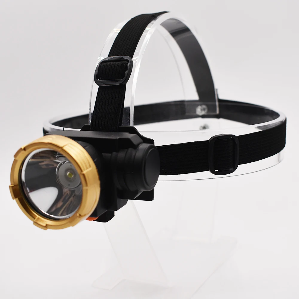 

Adjustable Head LED Strong Light Headlight USB Rechargable IPX4 Waterproof 2 Modes Headlamp