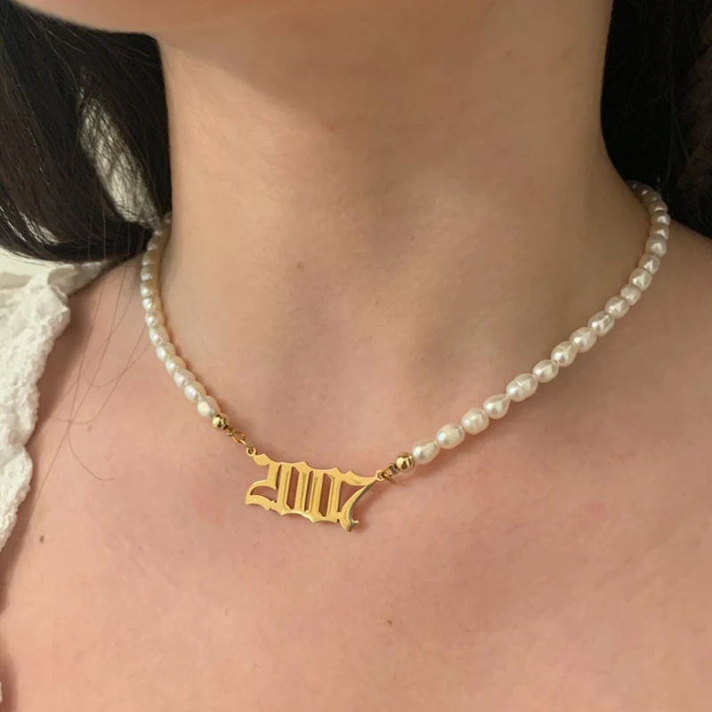 Angel Number Necklaces 111 222 333 444 