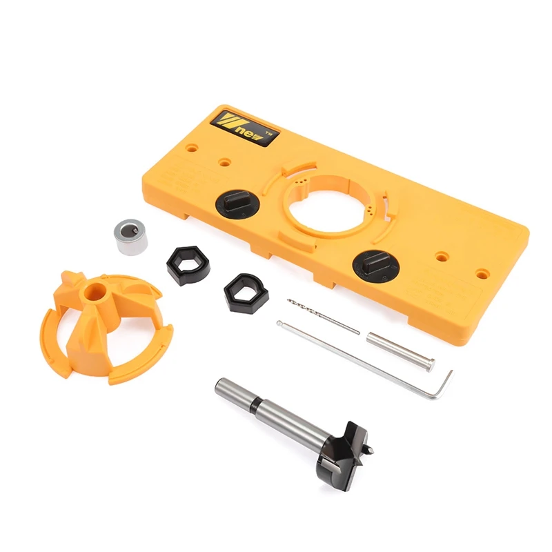 35Mm Concealed Hinge Drilling Jig Forstner Saw+11 Inch Locking Pliers Hole Opener Door Cabinets Woodwork Drill Guide Set 35Mm Concealed Hinge Drilling Jig Forstner Saw+11 Inch Locking Pliers Hole Opener Door Cabinets Woodwork Drill Guide Set