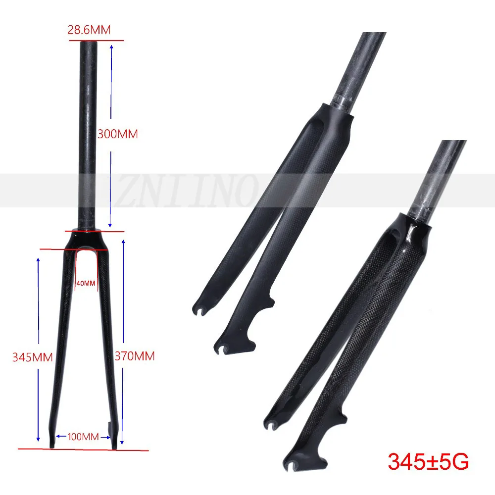 

3k full carbon fiber bicycle front fork carbon-fiber front fork road bicycle front Disc brake fork bicycle parts 700C 1-1/8