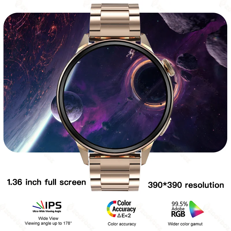 Trilha de Movimento Ecg + Ppg Novo Relógio Inteligente Masculino Ritmo Cardíaco Feminino bt Call Gps Esportes Smartver Samsung Android Ios Nfc - Image 6