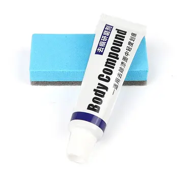 

Car Scratch Abrasive + Sponge Block Descaling Wax Vehicle Paint Scratch Repair Scratch Wax For Car Polishing 1 Set