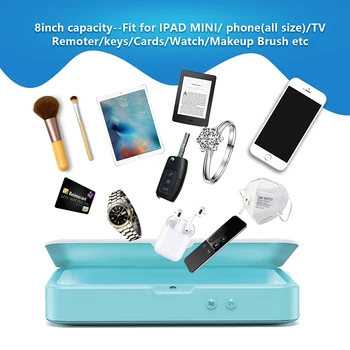 

Mask UV Sterilizer Box Led Ultraviolet Light Sanitizer Underwear Disinfection Cabinet Wireless Charging Sterilizer UV Box